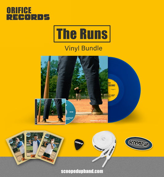 B.) "The Runs" Transparent Blue Vinyl Bundle